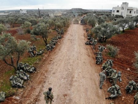 Турецкая армия и боевики ХТШ контратаковали сирийских военных в провинции Идлиб