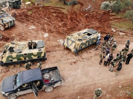 Турецкая армия и боевики ХТШ контратаковали сирийских военных в провинции Идлиб