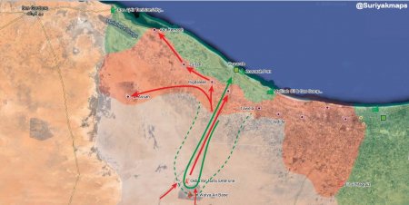 ЛНА отбила наступление войск ПНС и взяла большой район западнее Триполи