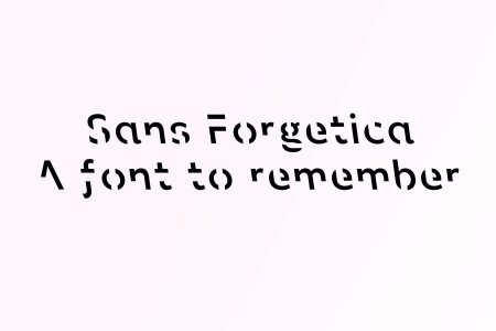 Шрифт для улучшения памяти Sans Forgetica оказался бесполезным