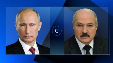 Путин и Лукашенко поговорили о ситуации в Белоруссии
