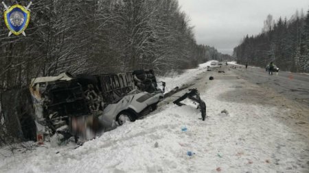 В ДТП с туристическим автобусом в Белоруссии пострадали более 40 россиян
