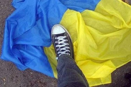 Испания: Провокатор с флагом Украины напал на «Бессмертный полк», его вынесла полиция