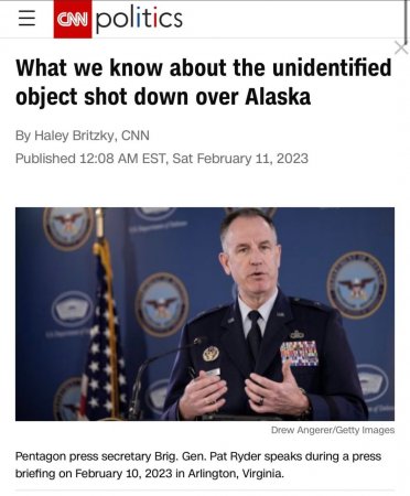 Амеры над Аляской сбили собственный метеозонд!