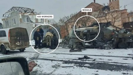 CNN показал момент уничтожения группы американских наёмников в Артёмовске ( ...