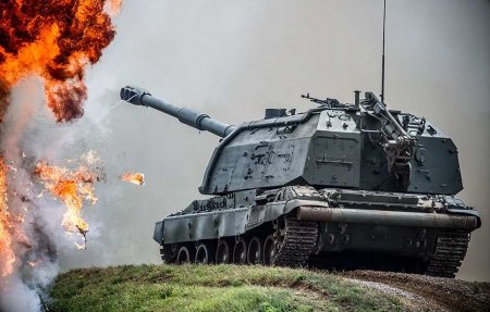 Боевые расчёты «Мста-Б» ВДВ сопровождают массированным огнём наступление ЧВК «Вагнер» у Бахмута (ВИДЕО)