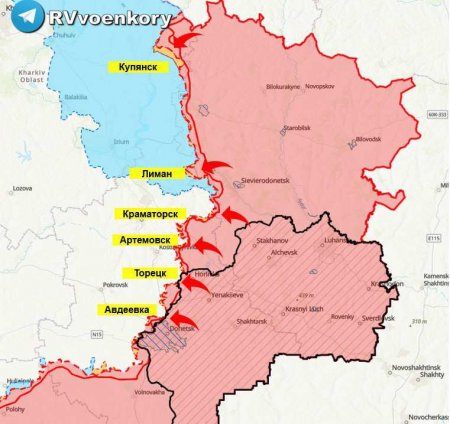 Армия России наступает в Бахмуте, у Купянска, Лимана и Марьинки, совершая множество атак, — сводка Генштаба ВСУ (КАРТА)