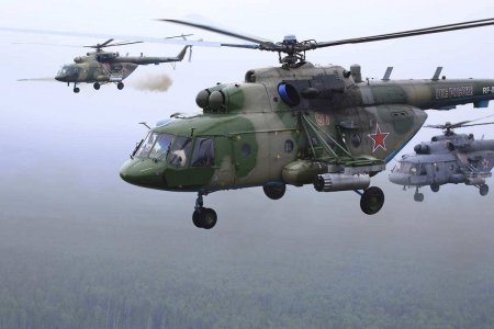 Вертолёт Ми-8 совершил аварийную посадку в Брянской области (ВИДЕО)