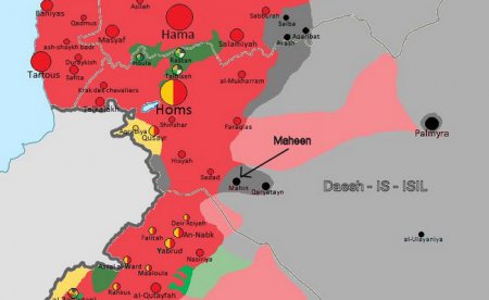 "Исламское государство" снова захватило город Махин юго-восточнее Хомса