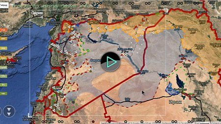 Обзор карты боевых действий в Сирии Ираке и Йемене от 22.02.2016