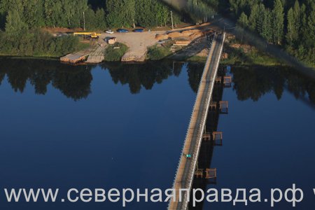 «Военнослужащие ЗВО построили для жителей Костромской области мост через реку Унжа» Дорожное строительство