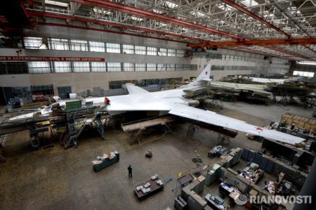 «Очередной стратегический бомбардировщик Ту-160 ВКС России прошедший ремонт ...