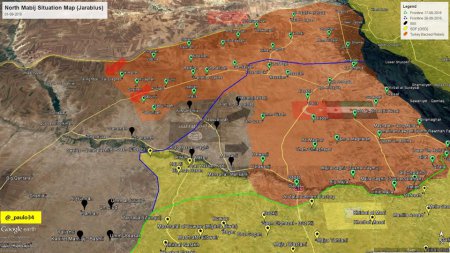 Протурецкие боевики отбили атаки ИГ и снова перешли в наступление западнее Джараблуса