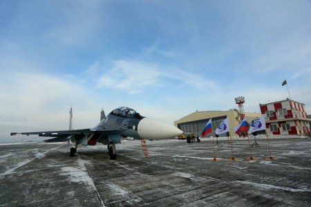 «Морская авиация получила 3 Су-30СМ» Армия и Флот