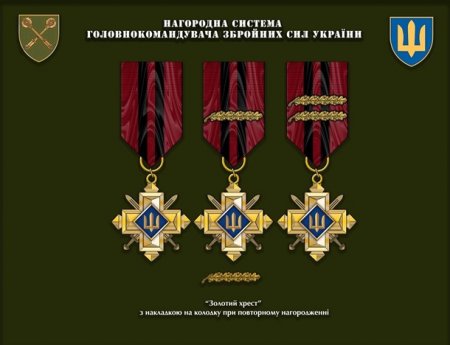 «Ни одной общей черты с врагом»: на Украине учредили боевые награды — «кресты»