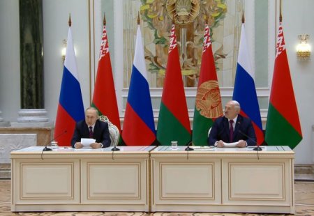 Российско-белорусские переговоры прошли результативно: Совместное заявление Путина и Лукашенко по итогам переговоров